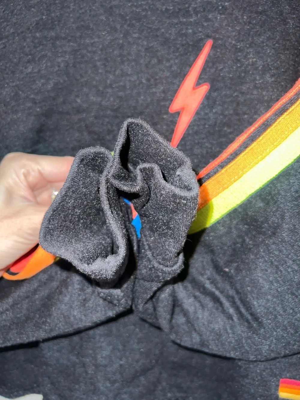 Aviator Nation -XS- bolt cropped rainbow stripe - Picture 5 of 7